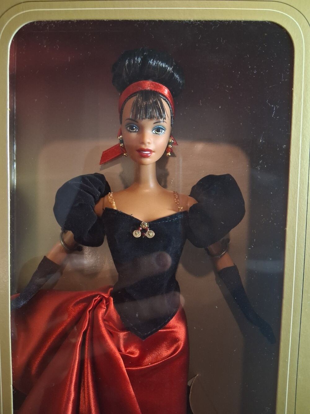 Vintage 1998 Winter Splendor Barbie Doll African American Avon Exclusive Mattel